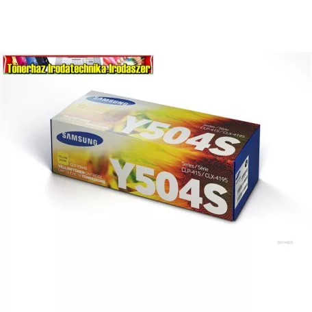 Samsung CLP-415,CLP-415,CLX-4195 Y504S YELLOW eredeti toner(504,CLP415,CLP415,CLX4195) 504S