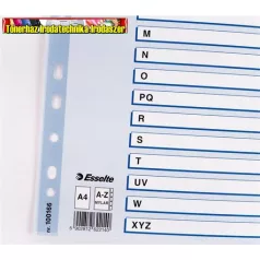ESSELTE Mylar Regiszter, laminált karton, A4, A-Z, 100166