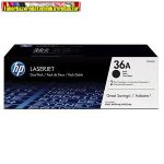   Eredeti Hp CB436AD toner DUOPACK  (Fekete festékkazetta LaserJet P1505 M1522 M1120 nyomtató /MFPkhez) (2000 old.)