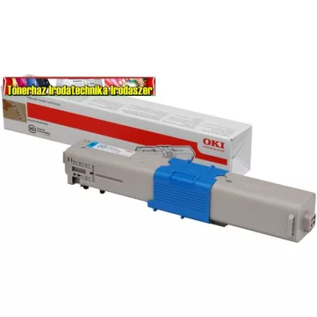 Oki eredeti Lézertoner C301,C321,MC332,MC342  cyan 1,5k 44973535