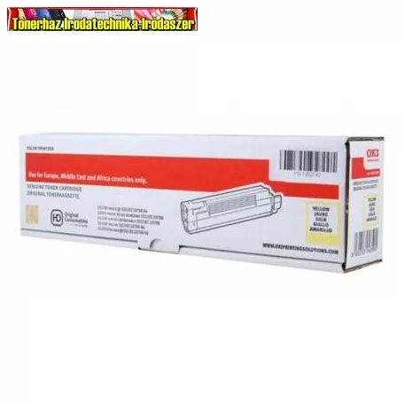 Oki MC853,MC873 Toner Yellow 7,3K (Eredeti) 45862837