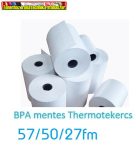   57mmx27fmx12mm hőpapír BPA mentes (thermo szalag) 100db/dob(57/50,57x50) 