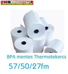 57mmx27fmx12mm hőpapír BPA mentes (thermo szalag) 100db/dob(57/50,57x50) 