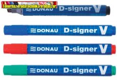 Donau D-signer V alkoholos marker, 1-4 mm, vágott, 4 színben