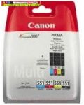   Canon CLI-551 multipack (BK,C,M,Y)  eredeti tintapatron (CLI551,CLI 551)