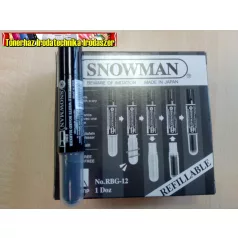 Snowman cserélhető patronos táblafilc RGB-12 FEKETE