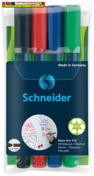 Schneider Maxx 110 tábla- és flipchart marker, 4 színben 