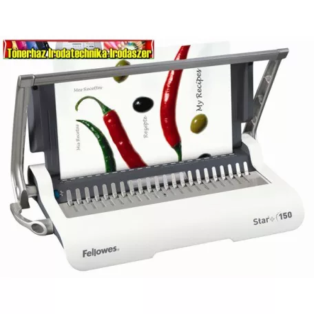FELLOWES Star+ Spirálozógép, műanyag spirálkötéshez, manuális, 150 lap, 