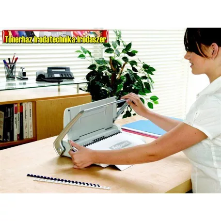 FELLOWES Star+ Spirálozógép, műanyag spirálkötéshez, manuális, 150 lap, 