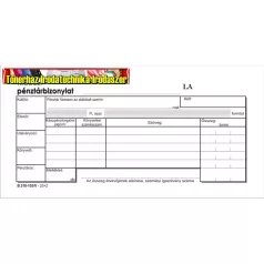 Kiadási pénztárbizonylat Victoria 25x2lap -B.318-103/V-