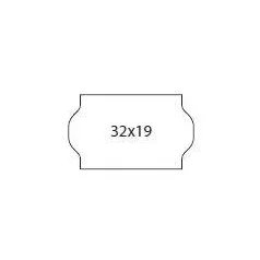 Árazószalag 32x19 mm fehér