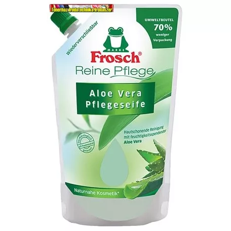 FROSCH Folyékony szappan, 0,5 l, aloe vera,utántöltő