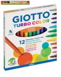Giotto Turbo Color 12-es filctoll (rostiron)