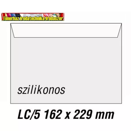 LC/5 szilikonos boríték 500db/doboz 162x229mm (LC5) SB.