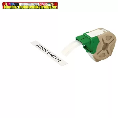 LEITZ Icon Etikett, folyamatos, papír, öntapadó, 12 mm x 22 m,  fehér 701100011