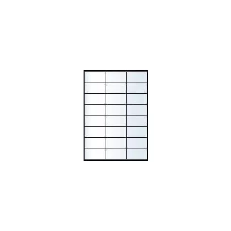 Rayfilm poliészter címke átlátszó (lézernyomtatóhoz,másológéphez ) 24címke/lap 70x36 mm 10lap/dob R04000527G