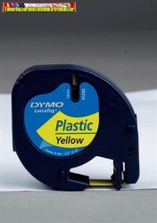 DYMO Letratag Feliratozógép szalag, 12 mm x 4 m, sárga S0721570/59423