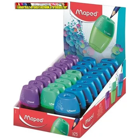 MAPED SHAKER egylyukú, tartályos hegyező 534753 vegyes színekben