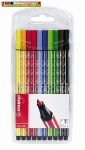   STABILO Pen 68, Rostirón készlet, 1 mm, 10 különböző szín (filctoll)(rostiron)
