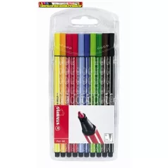   STABILO Pen 68, Rostirón készlet, 1 mm, 10 különböző szín (filctoll)(rostiron)