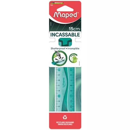 Maped FLEX 15cm-es, hajlítható, műanyag vonalzó