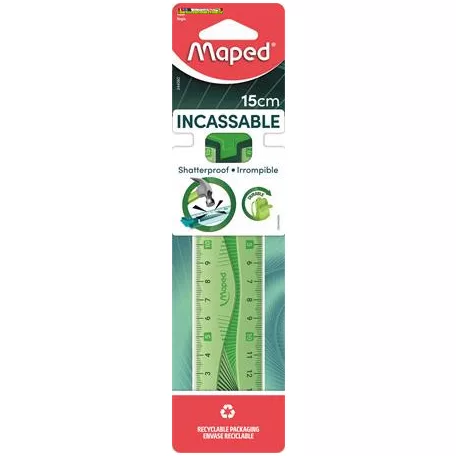 Maped FLEX 15cm-es, hajlítható, műanyag vonalzó