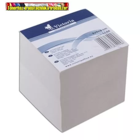 Kockablokk 9x9x9 cm ragasztott (tépőtömb,kockatömb) VIC
