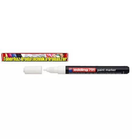  EDDING 791 fehér Lakkmarker, 1-2 mm