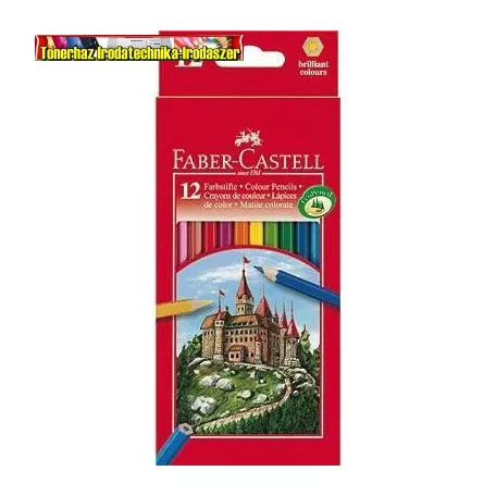 Faber-Castell Színes ceruza készlet 12db-os 120112 vármintás