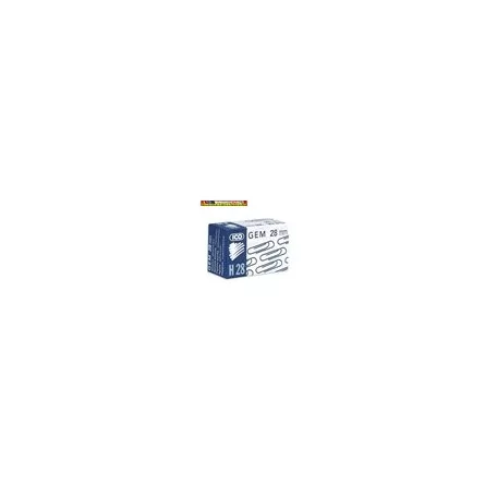 Gemkapocs H28 nikkelezett (28mm) ICO 100db/dob