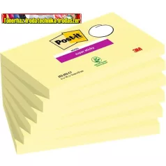   Öntapadó jegyzettömb, 76x127 mm, 90 lap, 3M POST-IT, sárga 655  DB-ár