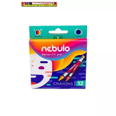 Zsírkréta, 12 darabos, NEBULO