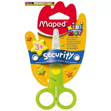 Maped KIDIKUT 12 cm-es, műanyag élű, óvodai olló