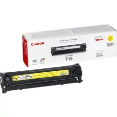   - Kiárusítás - Canon CRG-716 eredeti toner Yellow 1,5K (CRG716,CRG 716,LBP5050)