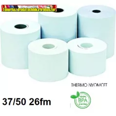   37mmx26fmx12mm hőpapír (thermo szalag) ECO 100 db/dob (37/50;37x50)