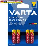 VARTA Longlife Max Power Elem, AAA mikro, 4 db/cs, db-ár