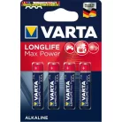 VARTA Longlife Max Power Elem, AAA mikro, 4 db/cs, db-ár