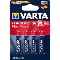VARTA Longlife Max Power Elem, AAA mikro, 4 db/cs, db-ár