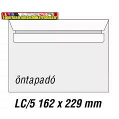 LC/5 öntapadós boriték 500 db/dob 162x229mm (LC5) DB-ra