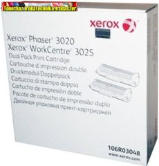 XEROX Eredeti Toner DUO PACK  Phaser 3020/ WorkCentre 3025, (2*1500 /oldal) fekete 106R03048