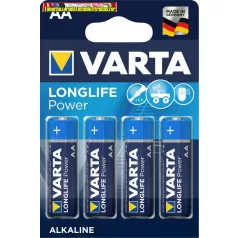   Varta Longlife Power (High Energy) LR6 ceruza elem AA 4db/cs, db-ár
