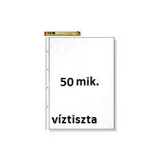   Donau Lefűzhető genotherm 50 mikron víztiszta ,dobozban ,100db/cs (50mic,50mik) D1772D (1772100PL-00B)