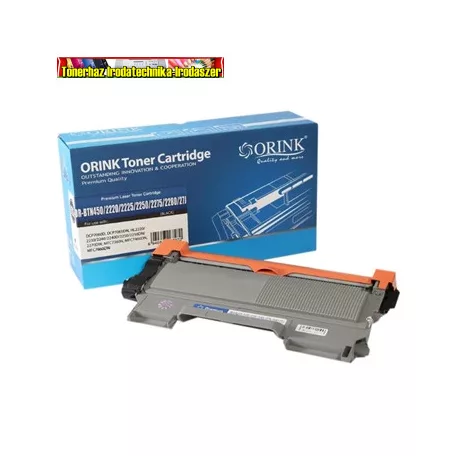 Brother TN-2220 utángyártott toner Orink Prémium 2600 old(5%) (TN2220,TN 2220) (TN450)