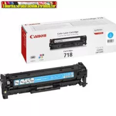Canon CRG-718 eredeti toner cyan (CRG718,CRG 718) 2,9K