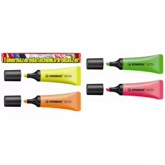 STABILO Neon Szövegkiemelő, 2-5 mm, 
