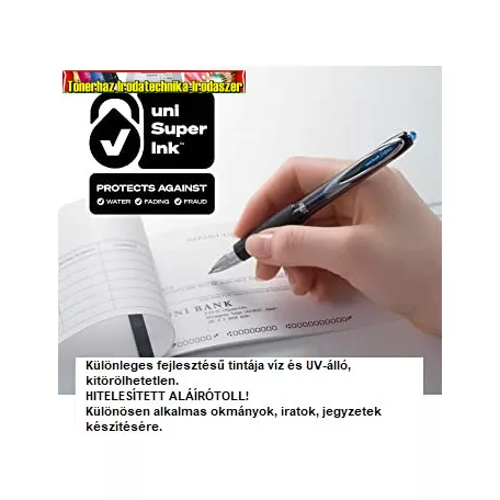 UNI UMN-207 Signo - hitelesített aláírótoll - zseléstoll (umn207) kék  