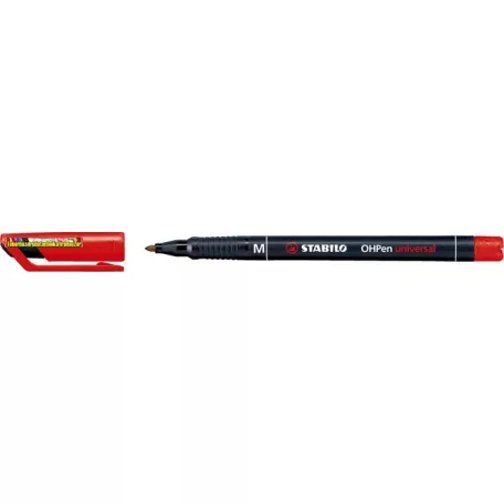 Stabilo OHPen alkoholos filc  piros M 1mm  843/40