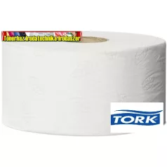   Tork 120280 Toalettpapír, T2 rendszer, 2 rétegű, 19 cm átmérő, Advanced mini jumbo, fehér (KHH339)