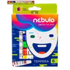 Tempera készlet, 6 darabos Nebulo (6x12ml)