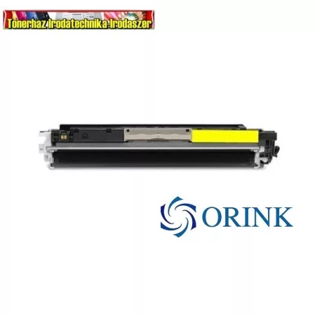 Utángyártott CF352A Orink prémium  toner 130A 1K yellow HP nyomtatóhoz